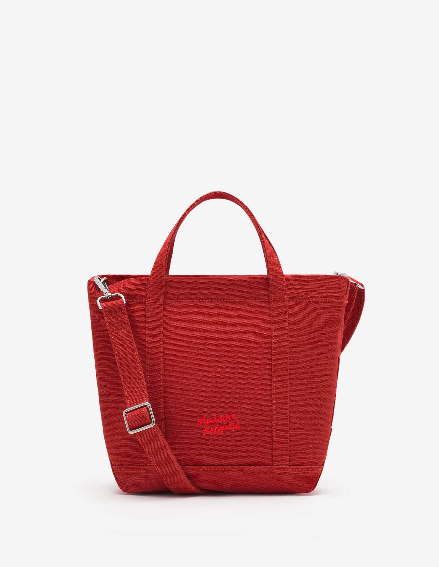 Bold Fox Head Mini Tote Bag Burnt Red