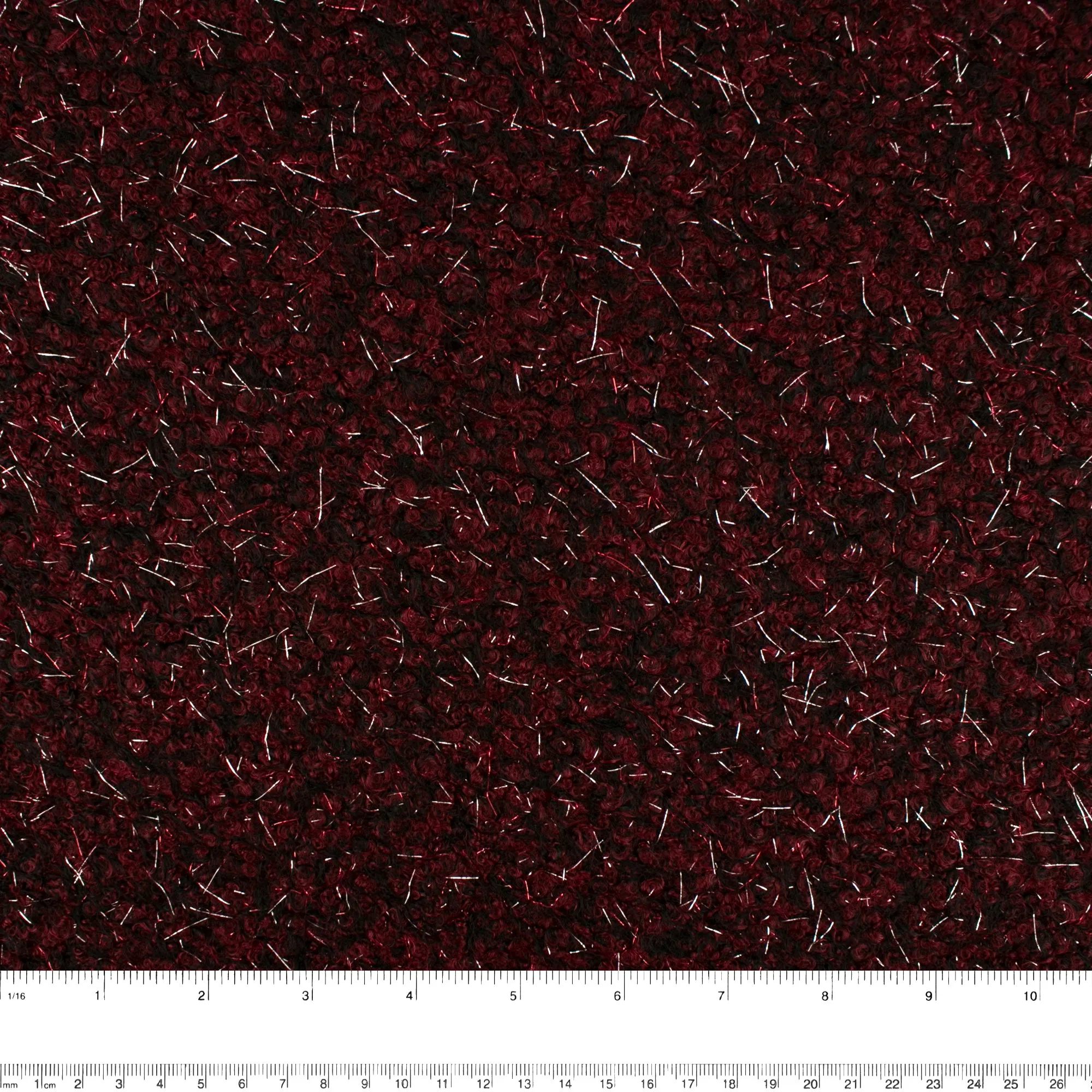 Coating - BOUCLE - Burgundy