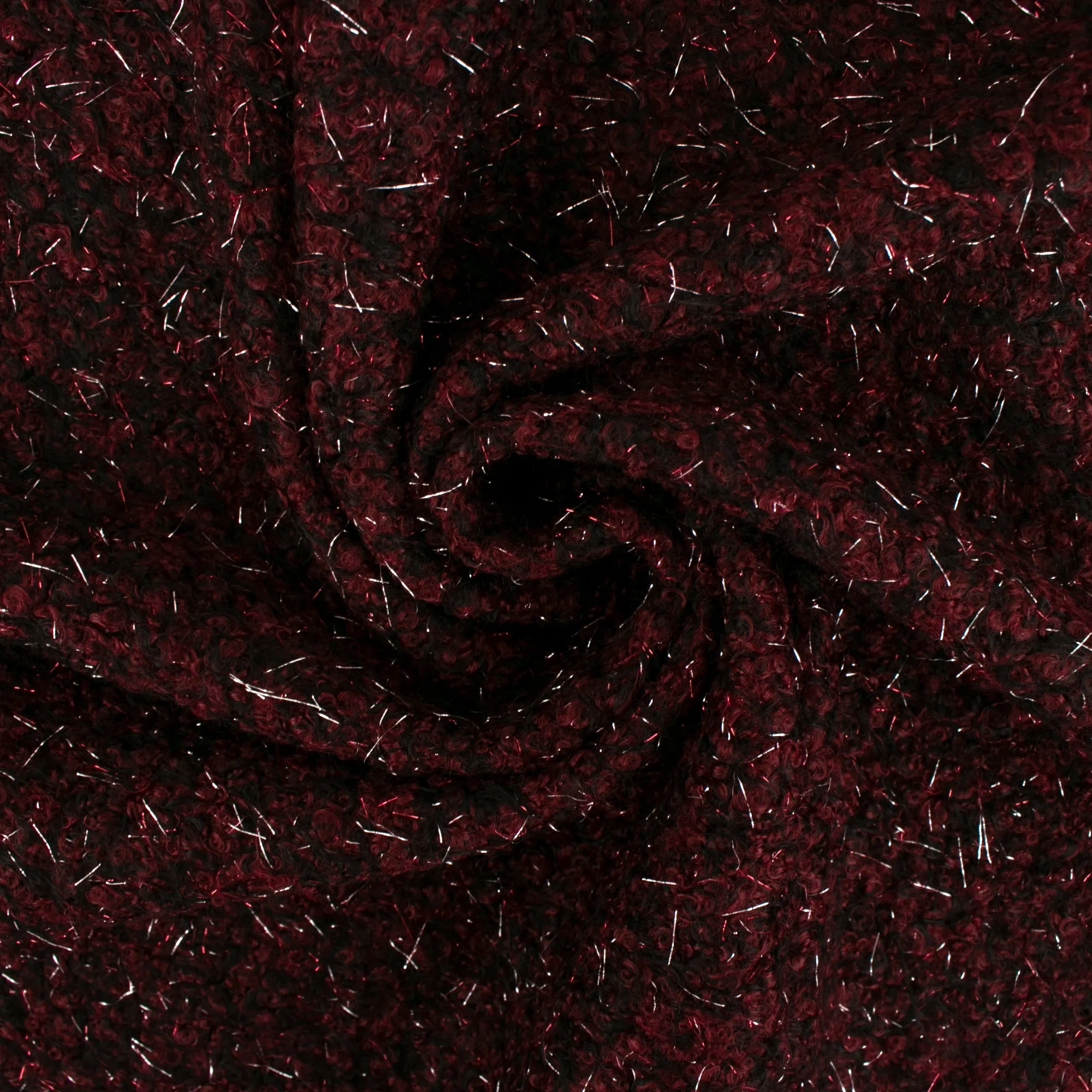 Coating - BOUCLE - Burgundy