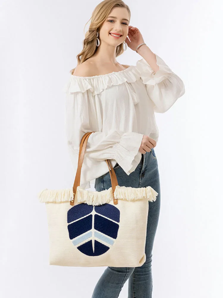 Embroidered Tote Bag