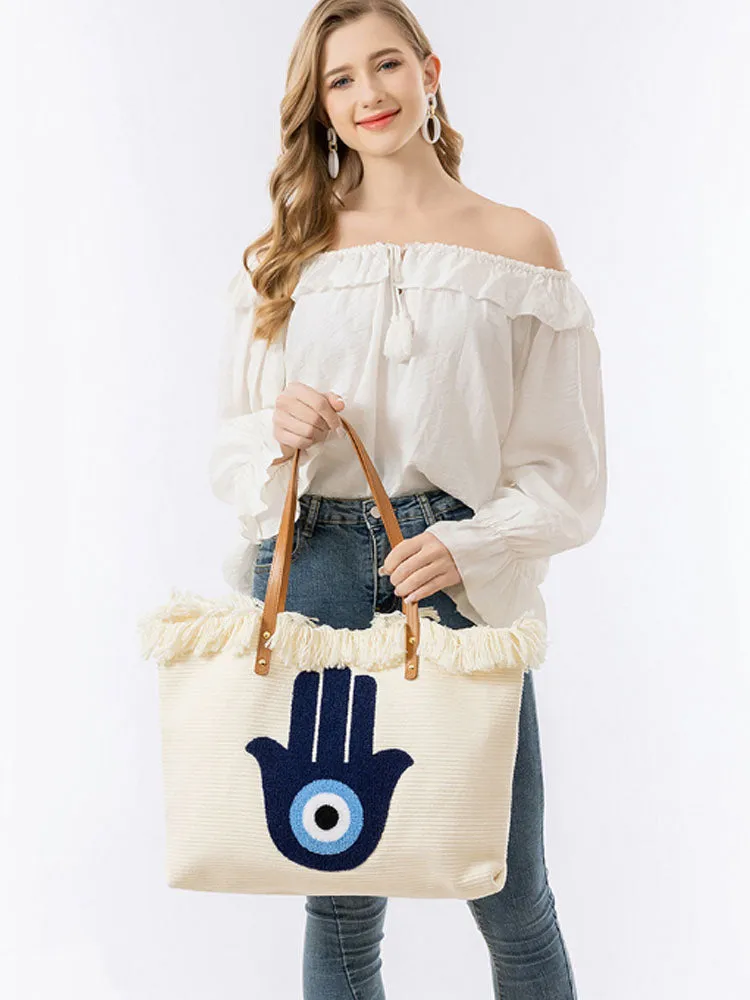 Embroidered Tote Bag