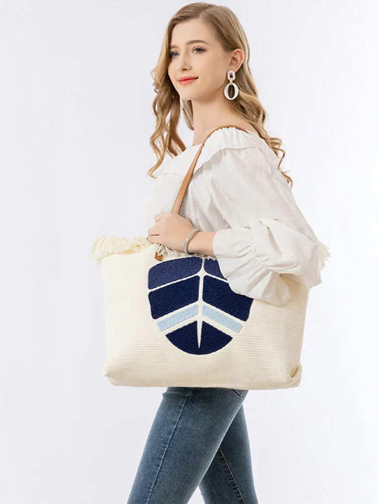 Embroidered Tote Bag