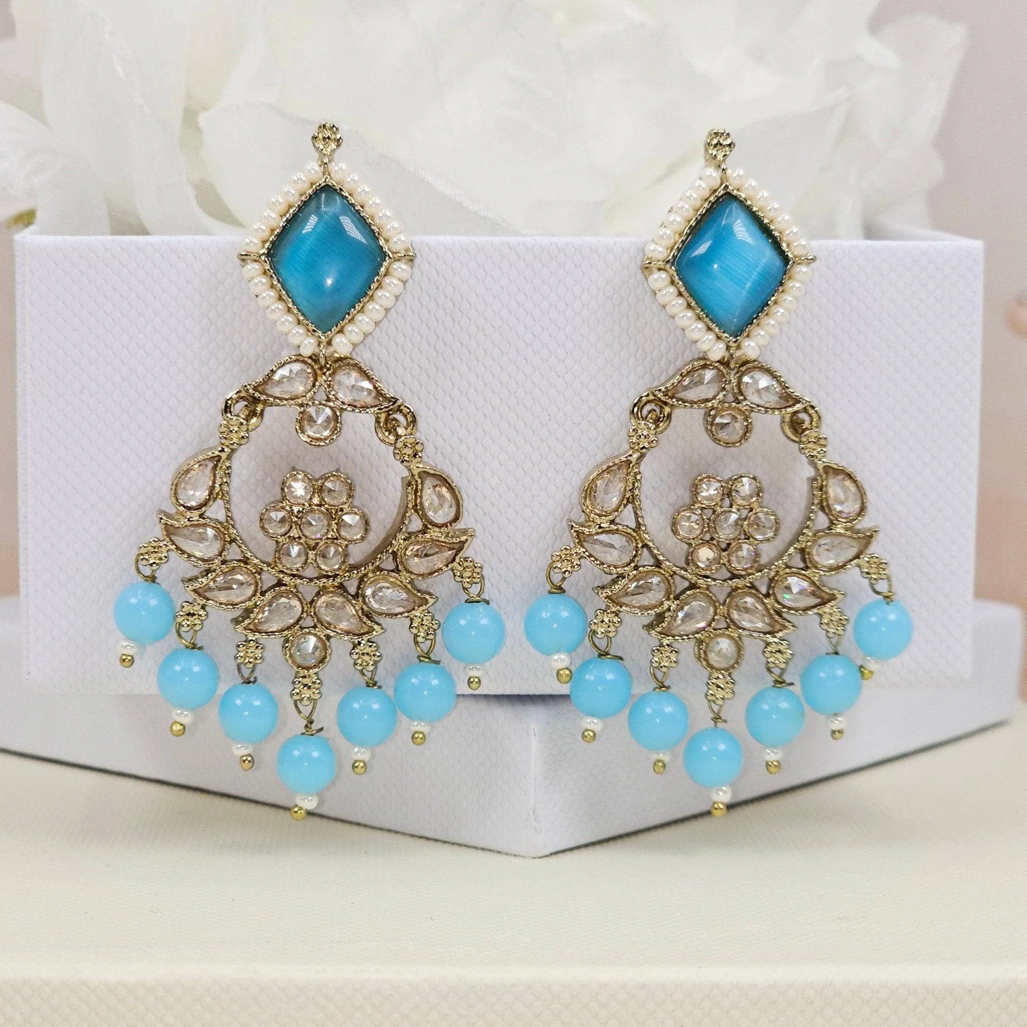 Heeramandi Gold Drop Earrings