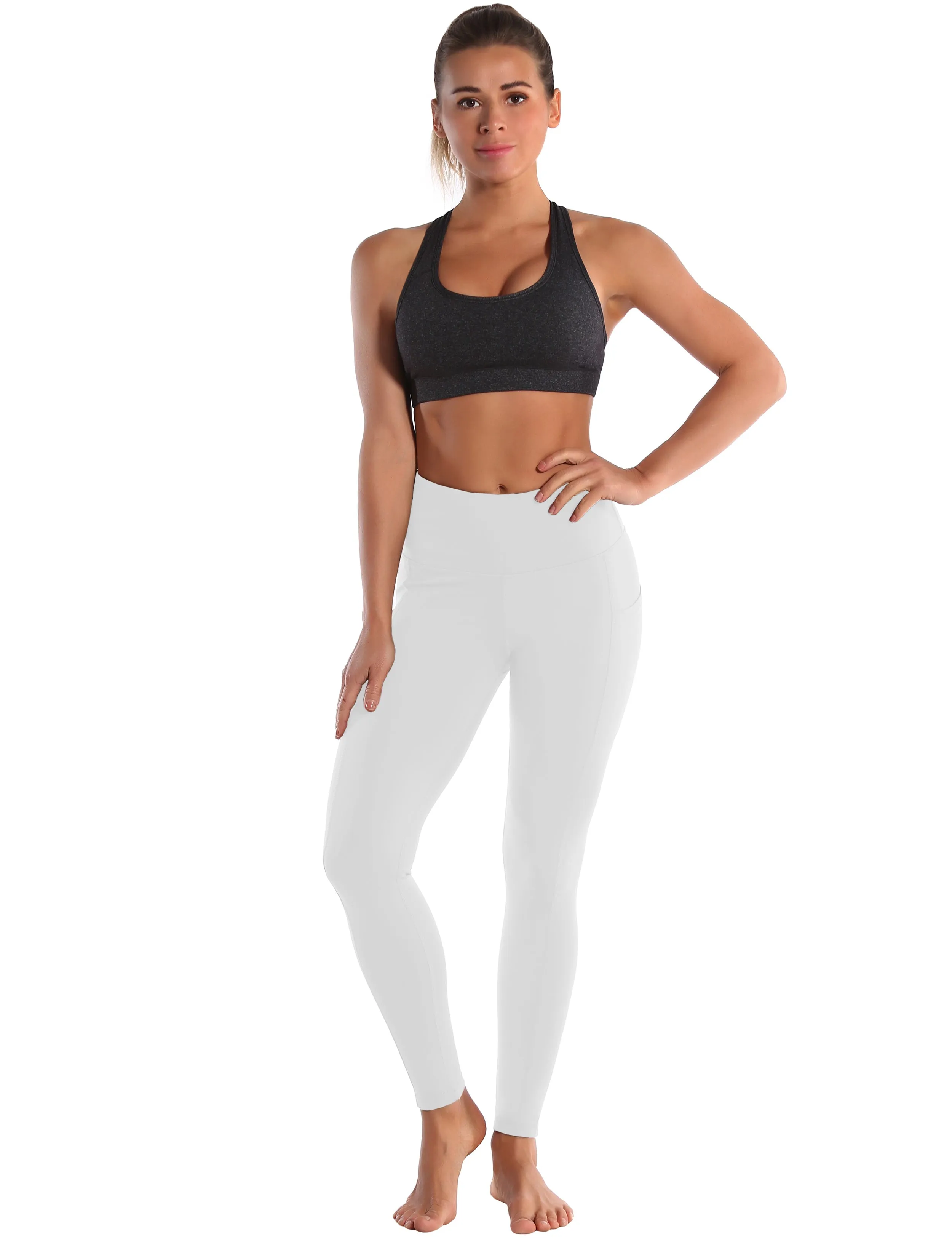 Hip Line Side Pockets Jogging Pants lightgray_Jogging