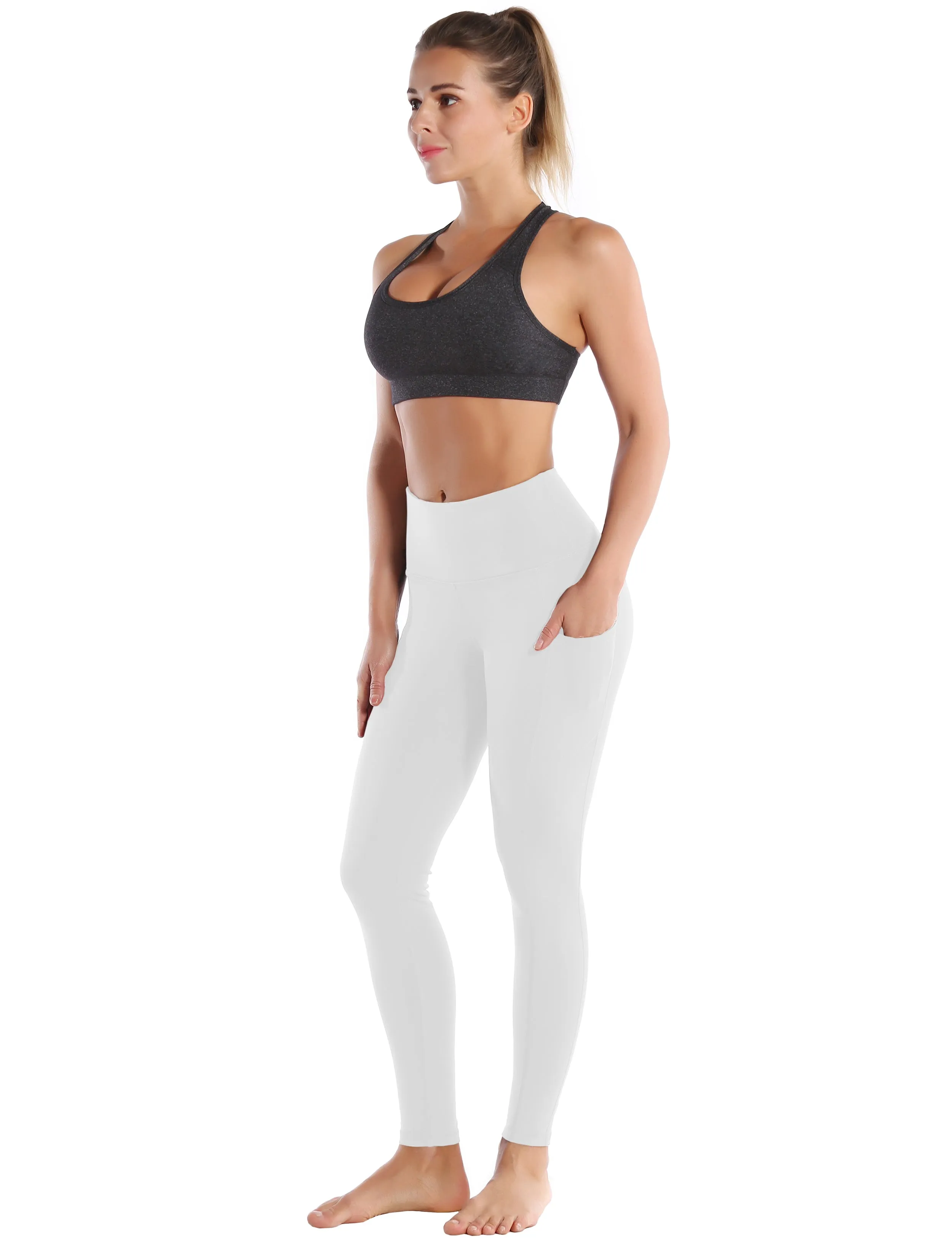 Hip Line Side Pockets Jogging Pants lightgray_Jogging