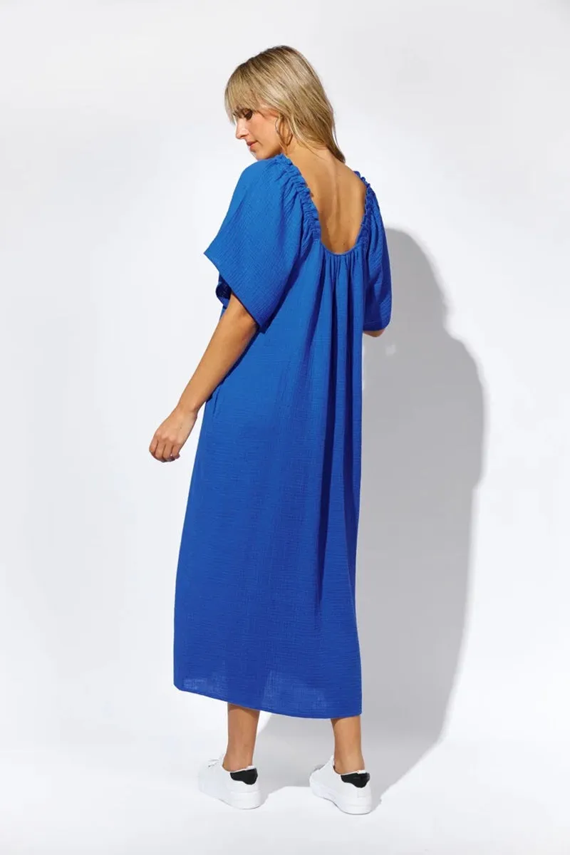 Isle Of Mine - Java Midi Dress - Cobalt