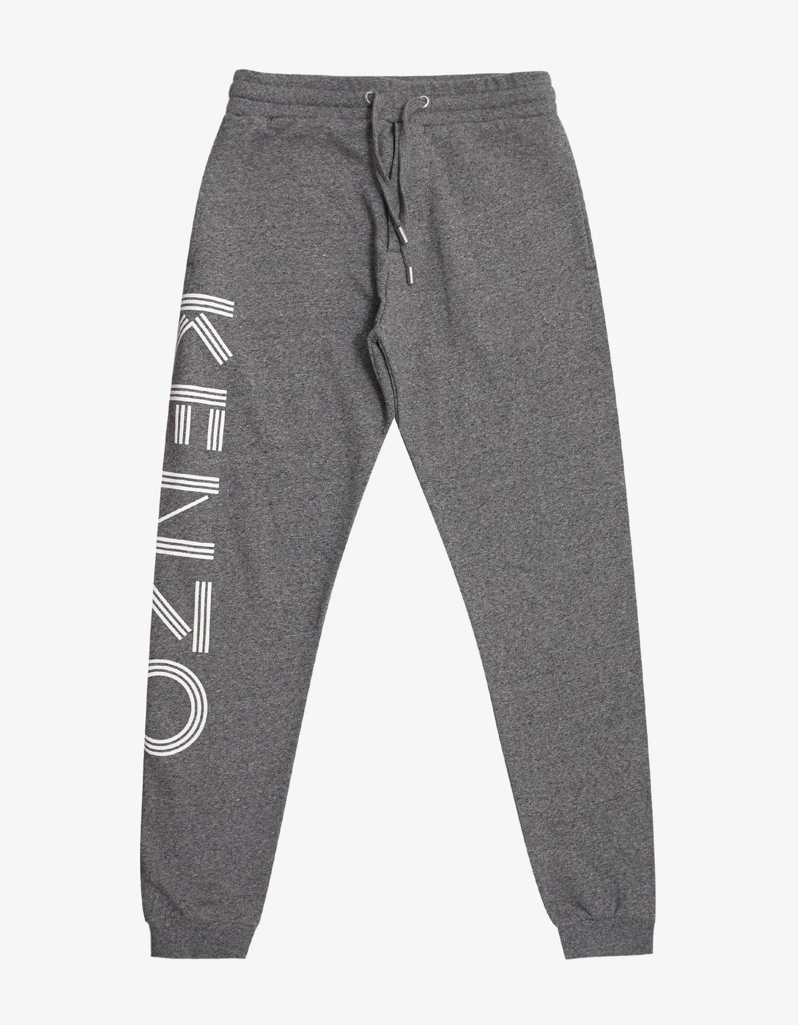 Kenzo Grey Logo Print Sweat Pants