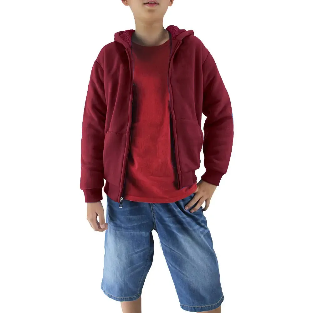 Kid's Sherpa Lined Hoodie