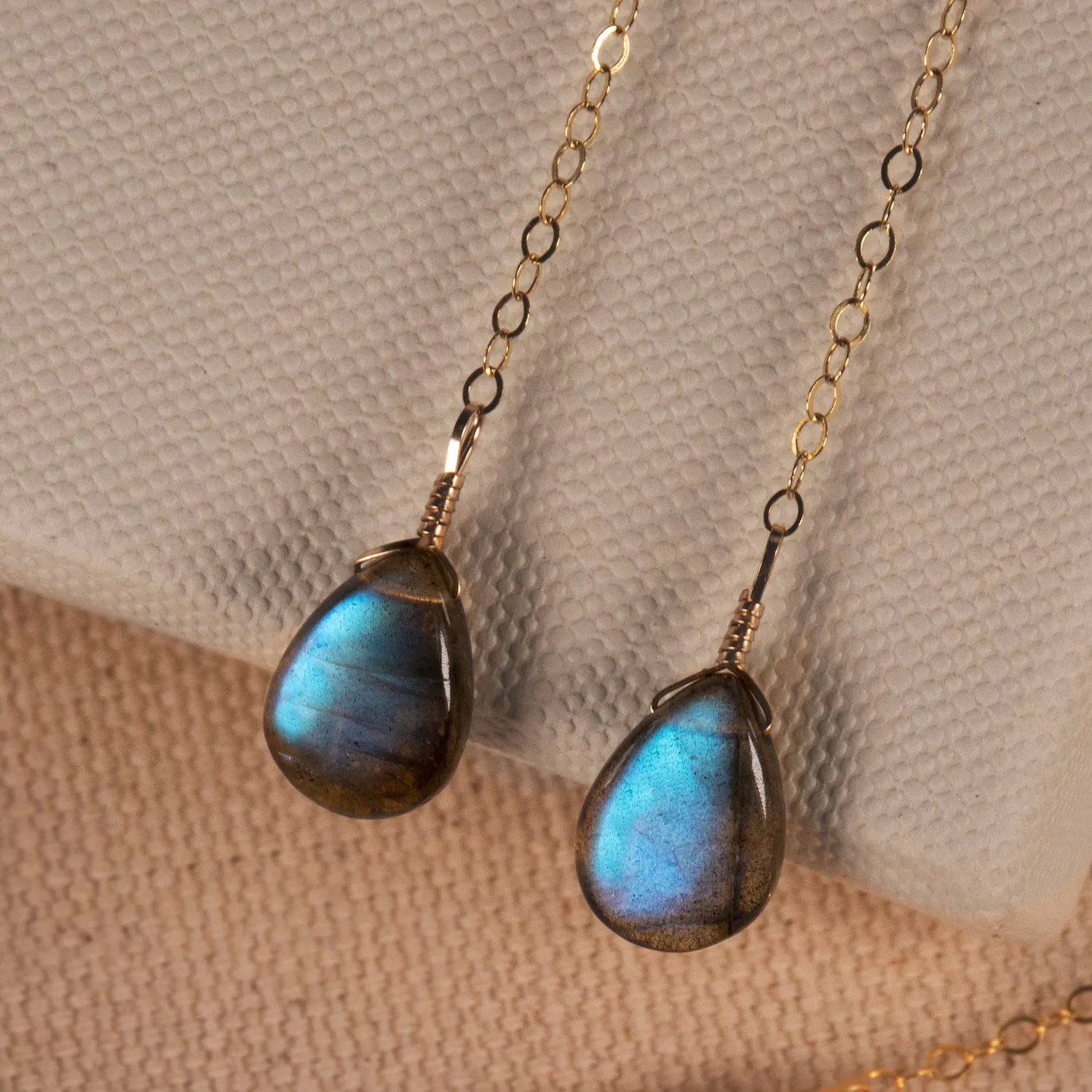 Labradorite Drop Earrings