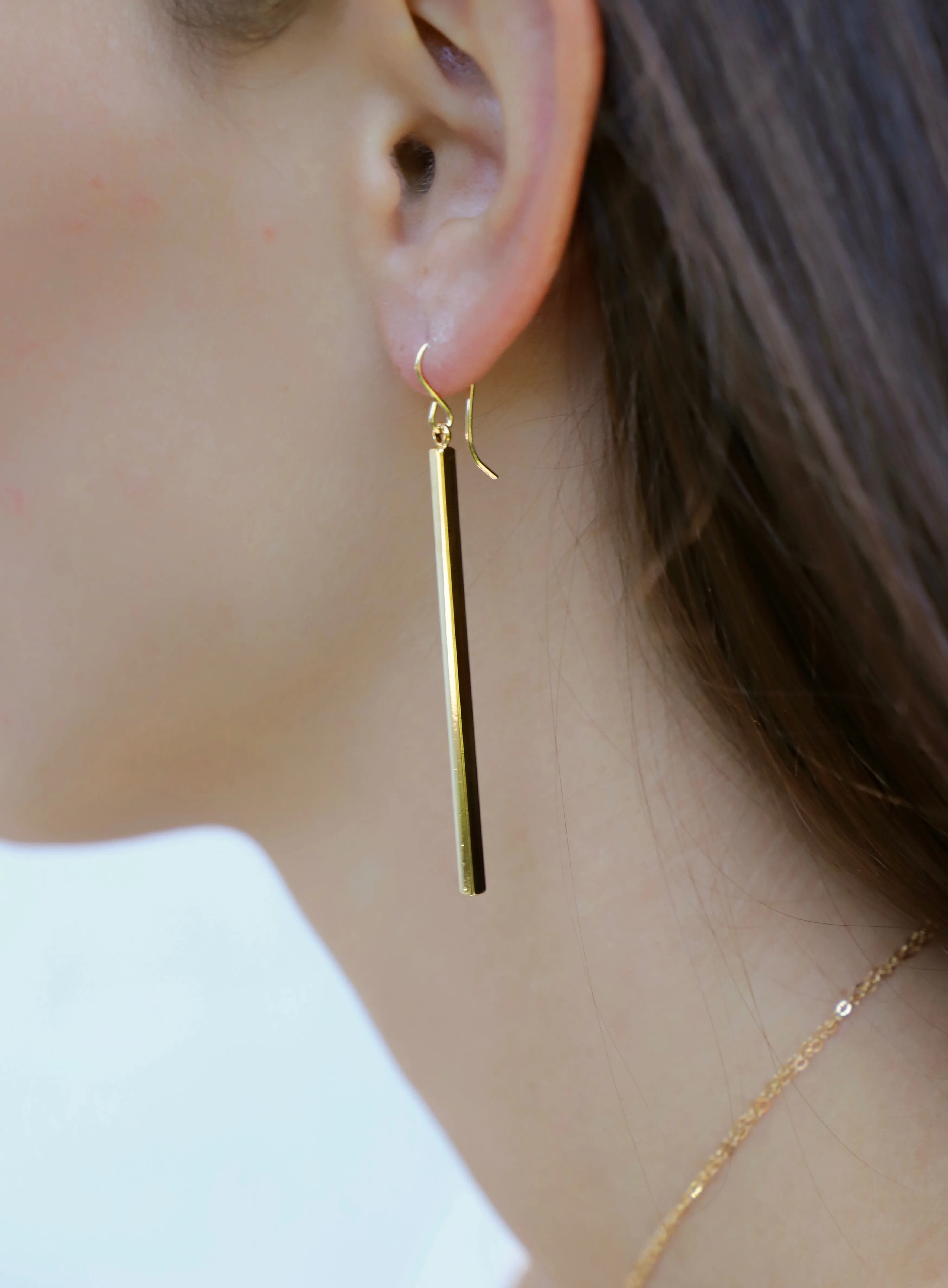 LONG BAR EARRINGS