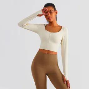 Long Sheet Yoga Top