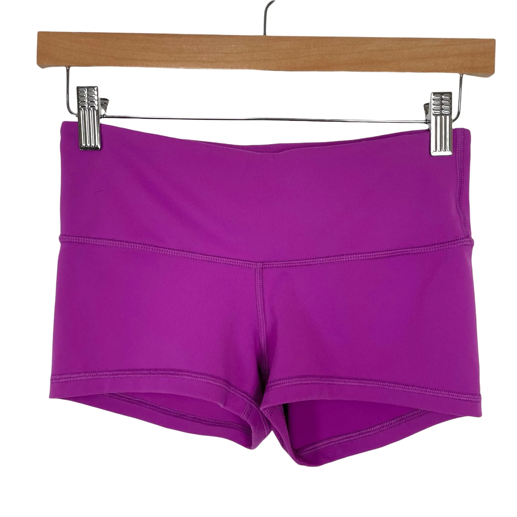 Lululemon Magenta Yoga Shorts- Size 4