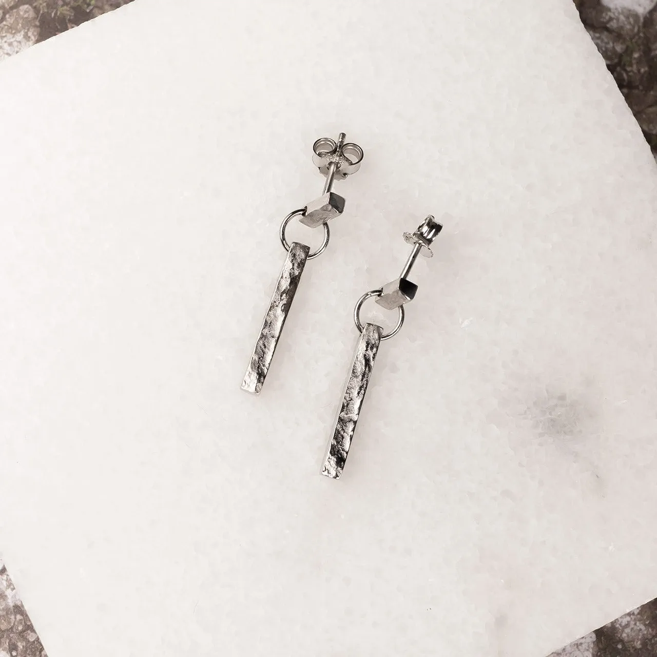 Malham Cove Bar Drop Earrings