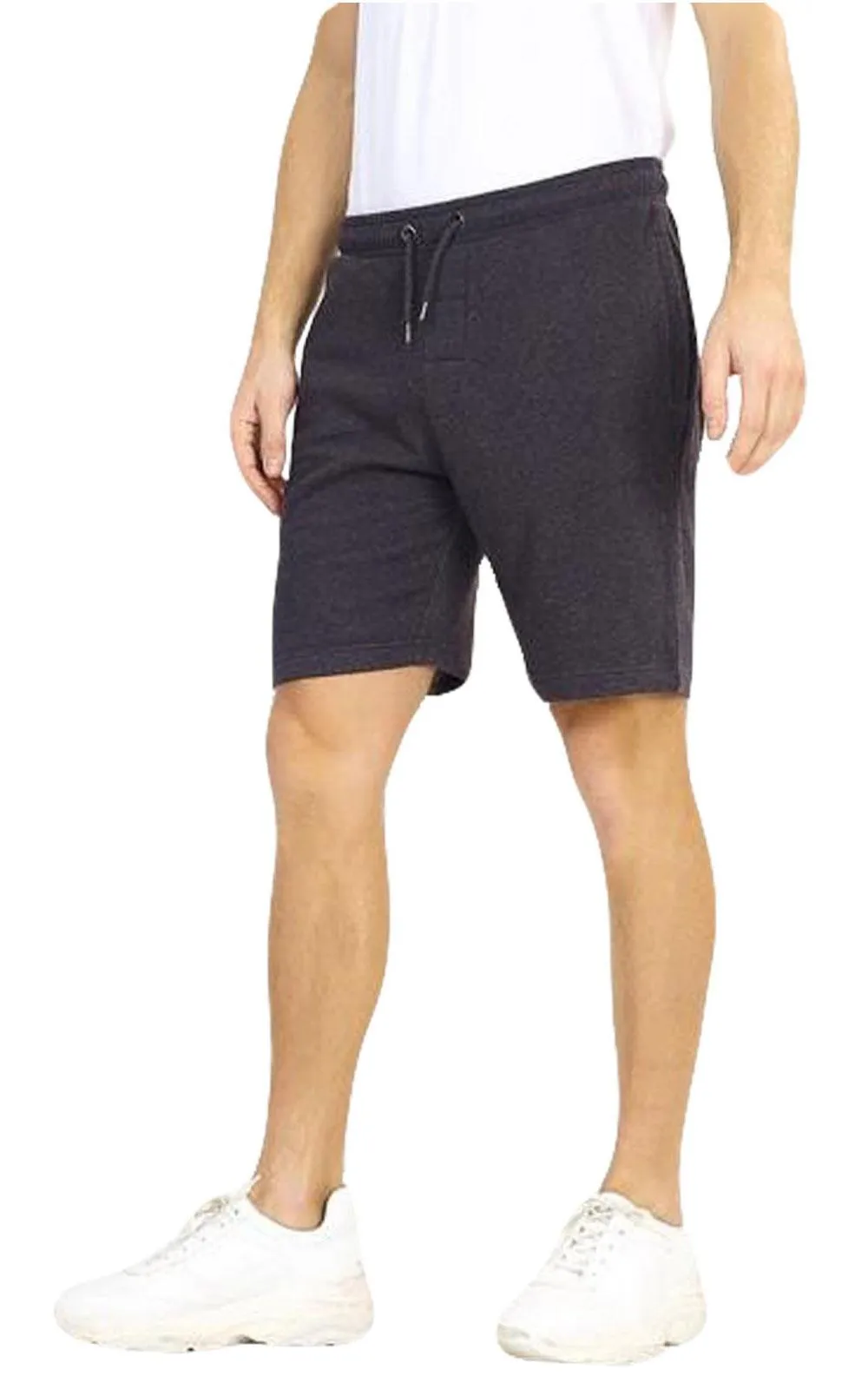 Mens Gym Workout Fleece Shorts