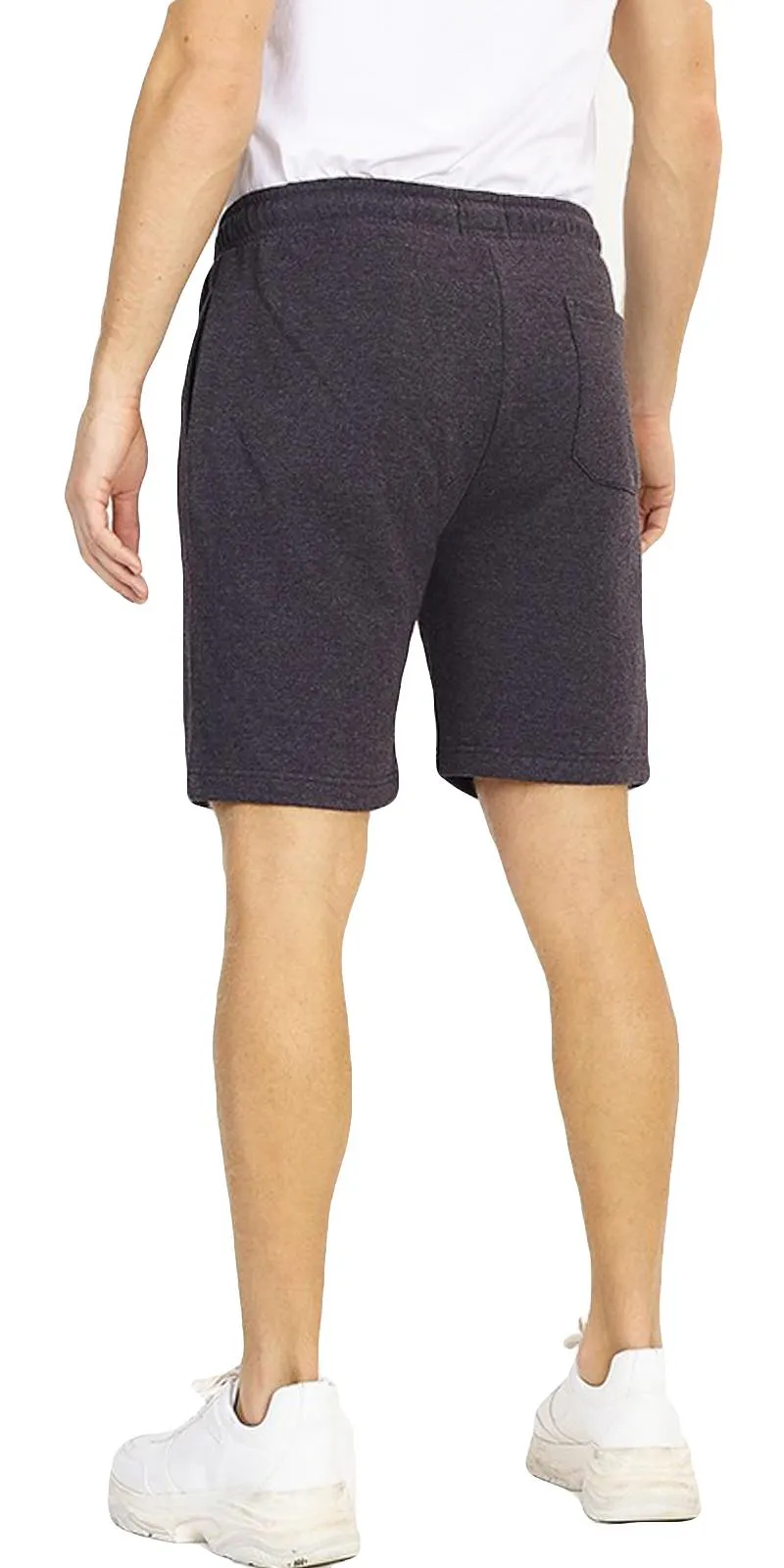 Mens Gym Workout Fleece Shorts