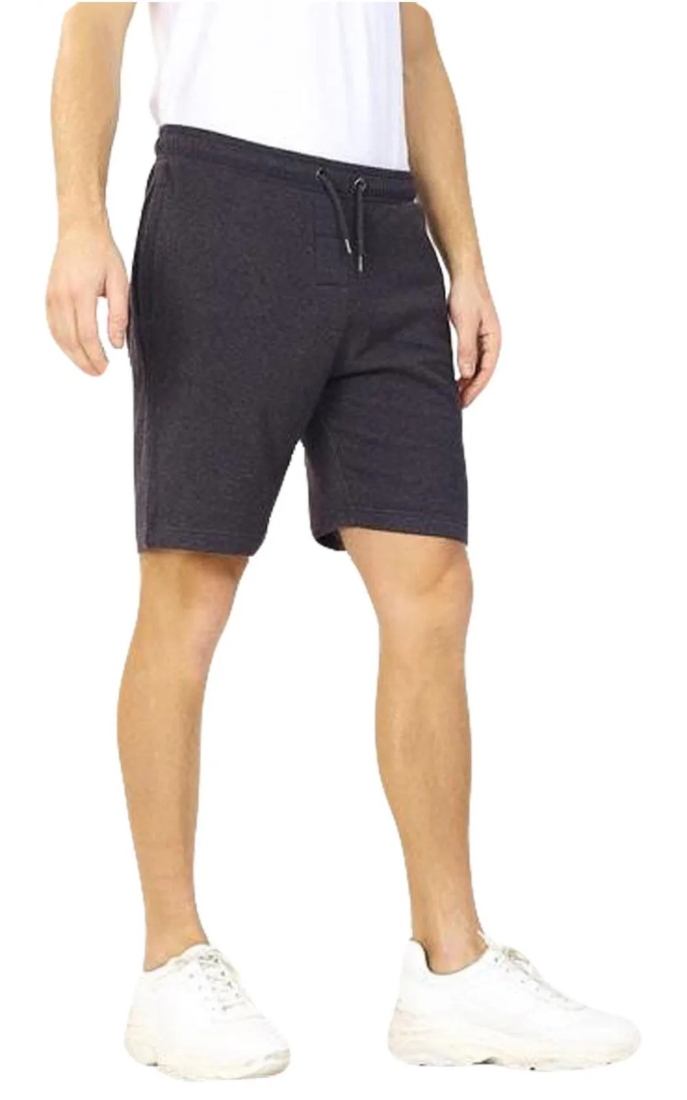 Mens Gym Workout Fleece Shorts