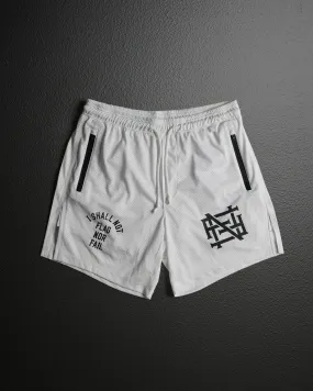 MENS MOMENTUM MESH SHORTS - WHITE