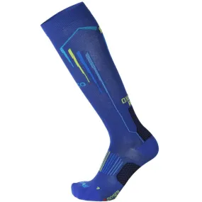 Mico calza lunga da corsa a leggera compressione Oxi-Jet CA01273 446 bluette