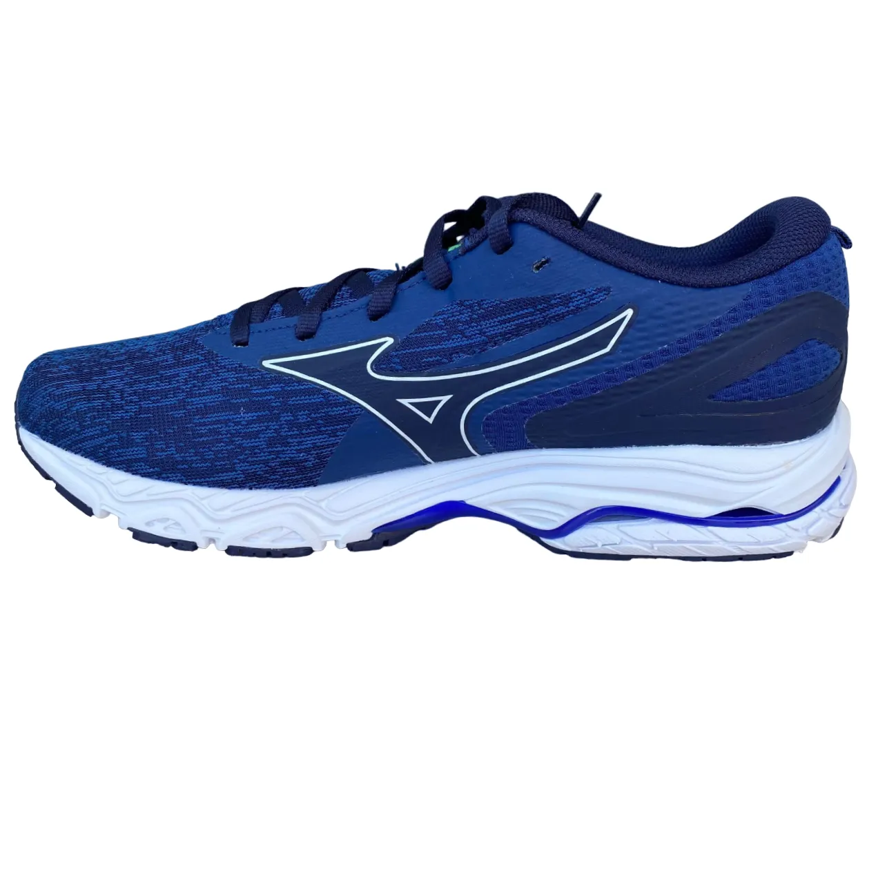 Mizuno scarpa da corsa da uomo Wave Prodigy 5 J1GC231003 blu-bianco-verde