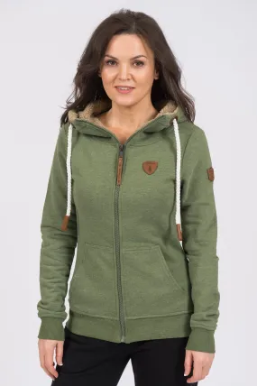 Myra Chive Zip Hoodie