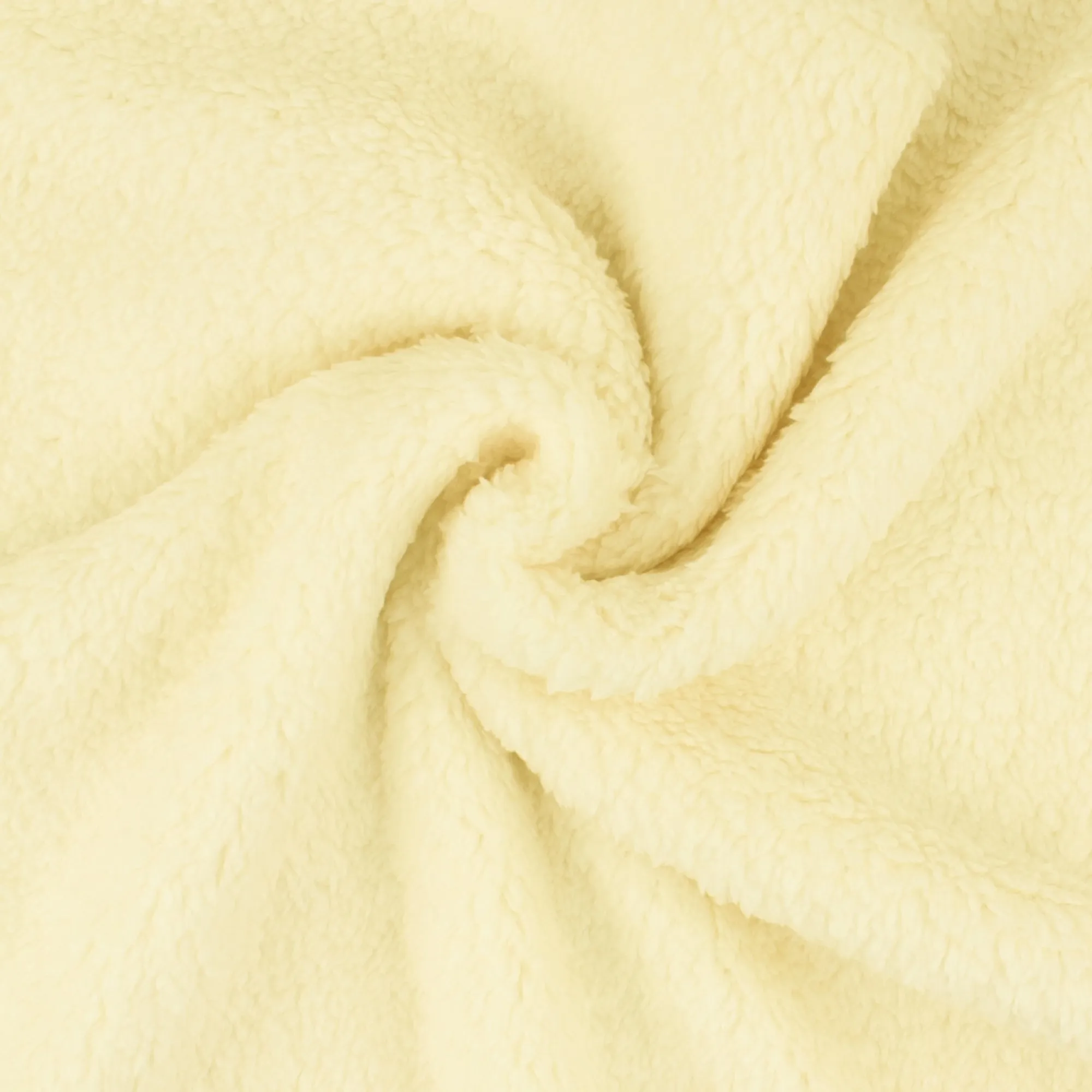 Solid Sherpa Fleece - CUDDLE - 005 - Ivory