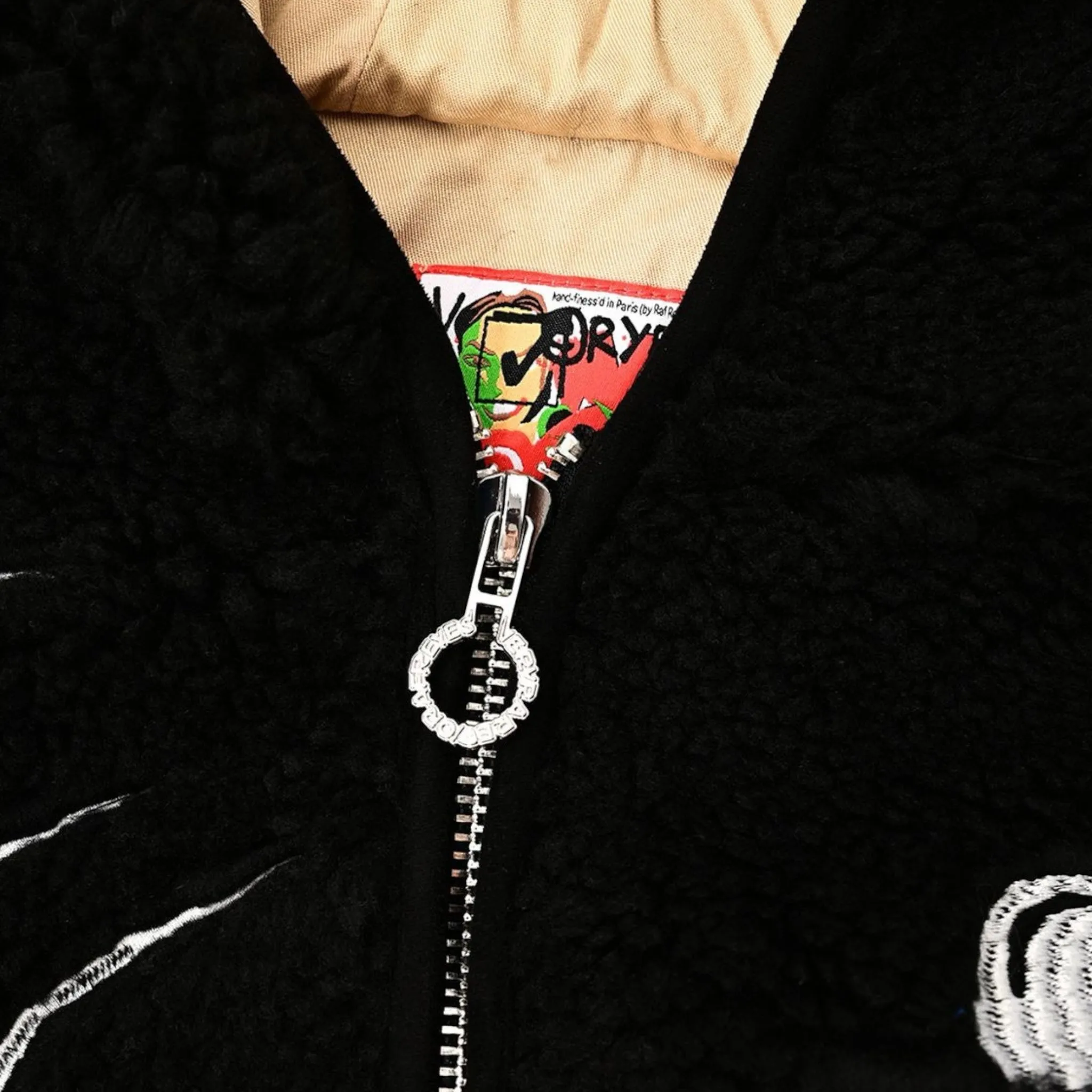 VERY RARE: Skeletons Sherpa Zip Up Sweater