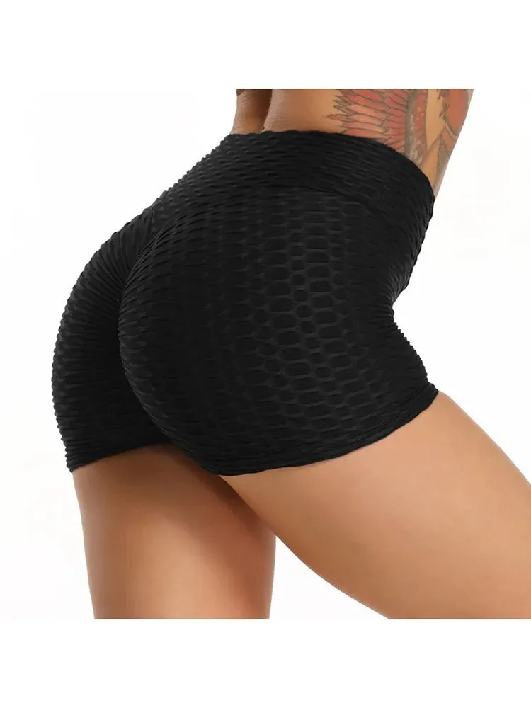 Women High-Waist Seamless Workout Shorts – Sculpting Scrunch-Back Gym Shorts for Women’s Fitness