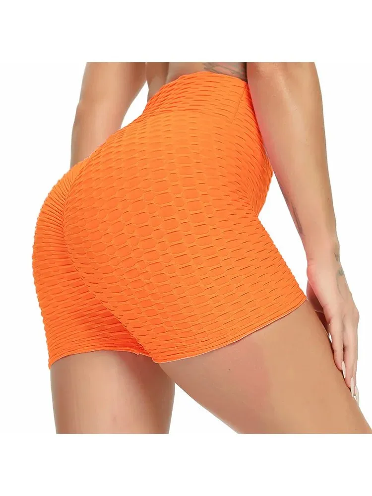 Women High-Waist Seamless Workout Shorts – Sculpting Scrunch-Back Gym Shorts for Women’s Fitness