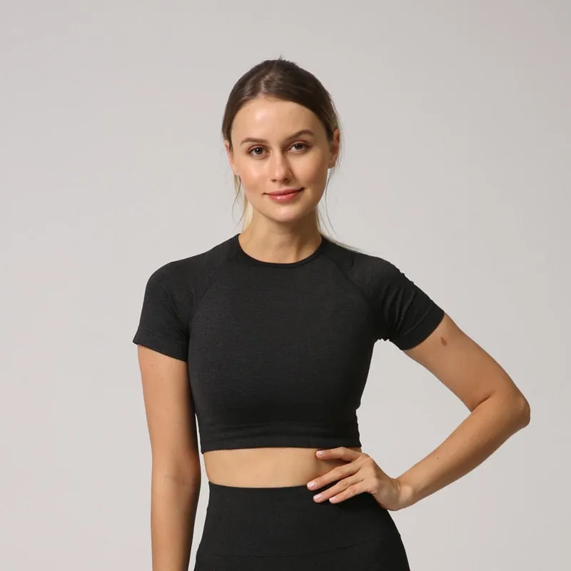 Women Seamless Yoga Shirt