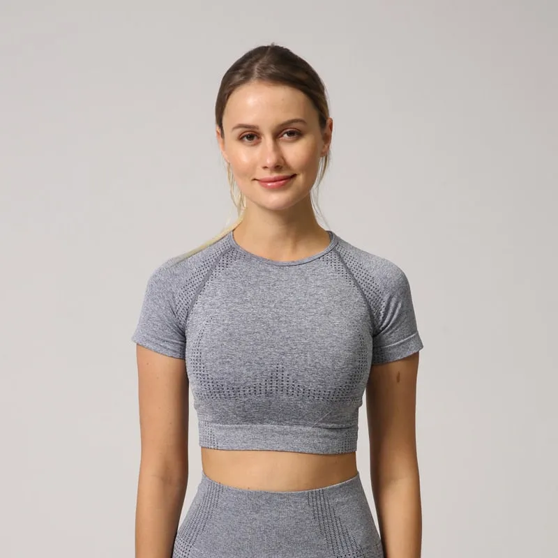 Women Seamless Yoga Shirt