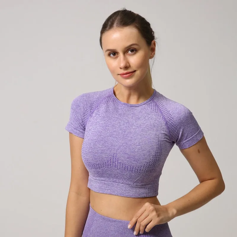 Women Seamless Yoga Shirt