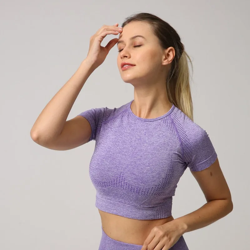 Women Seamless Yoga Shirt