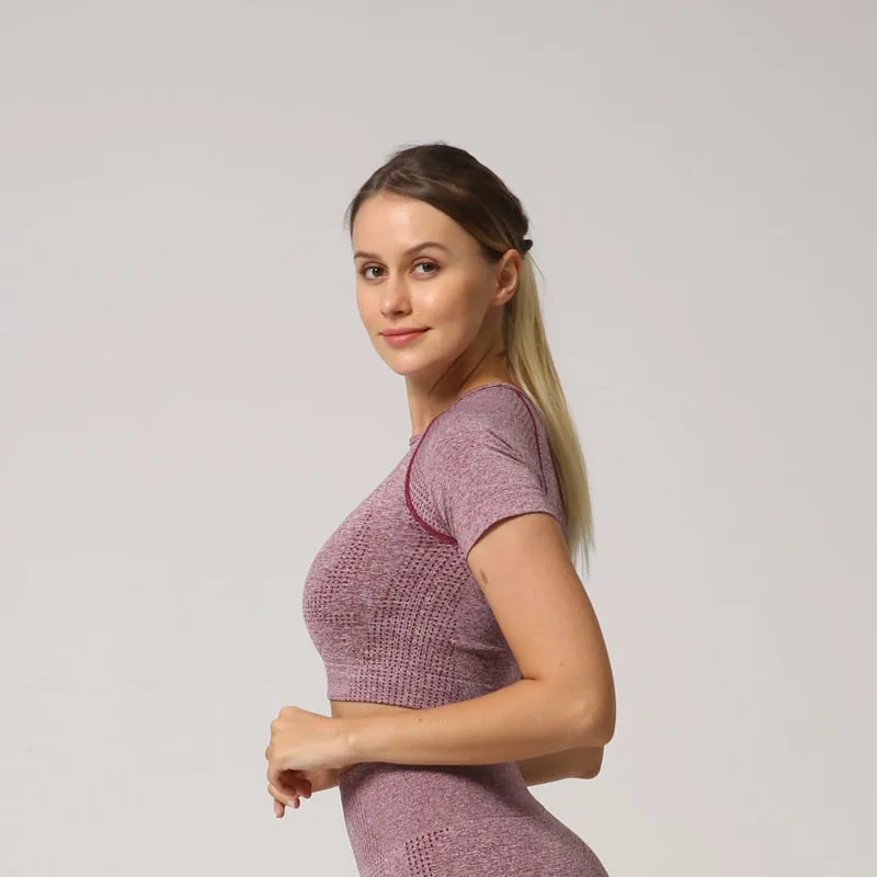 Women Seamless Yoga Shirt