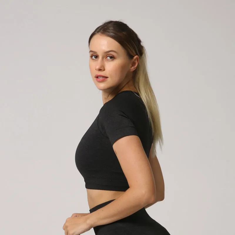 Women Seamless Yoga Shirt