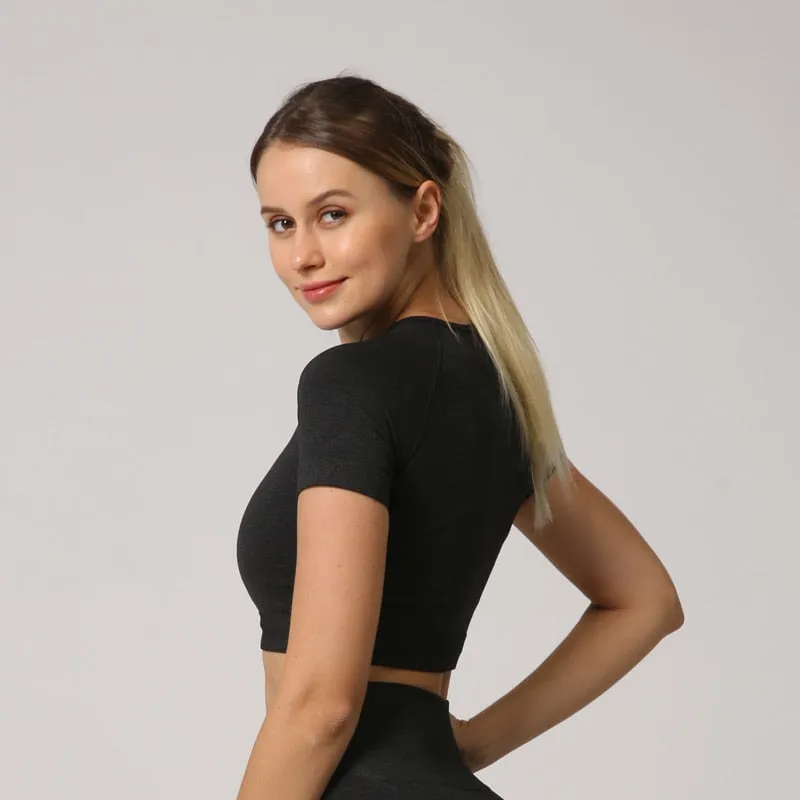 Women Seamless Yoga Shirt